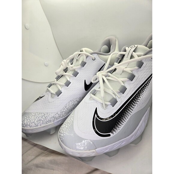 Nike Alpha Huarache Elite 4 Low MCS Baseball Cleats Men\'s 14 White dx6962-100 main image 7